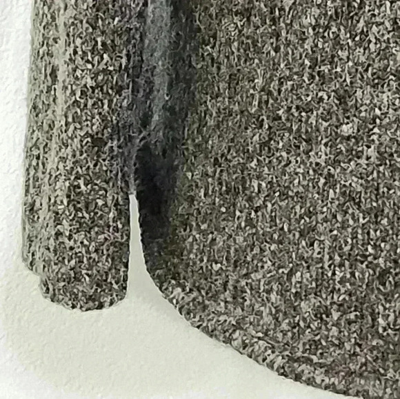 Michael Kors gray oversized cotton polyester wool turtleneck sweater 2 xl - Picture 3 of 10